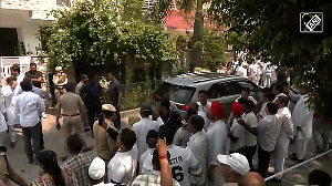 Lop Rahul Gandhi leaves after Navy Lieutenant Vinay Narwals family in Karnal