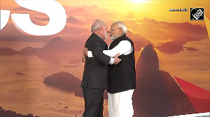 PM Modi, Brazil's Lula share warm hug at BRICS Summit in Rio de Janeiro