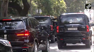 Vice President-elect CP Radhakrishnan leaves from Maharashtra Sadan