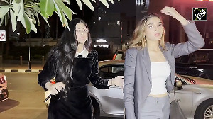 Saiee Manjrekar and Zanai Bhosle step out together for a yummy dinner