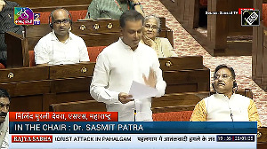 Milind Deora mocks Donald Trump in Rajya Sabha