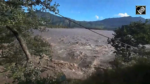 Chenab Swells Dangerously in Reasi After Days of Torrential Rain