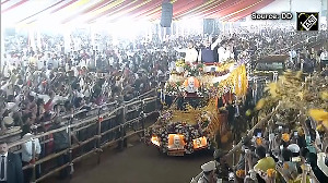 PM Modi holds mega road show in Visakhapatnam 