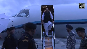 Rajnath Singh reaches Bhuj for Dussehra