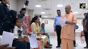 UP CM Yogi Adityanath holds Janta Darbar in Lucknow