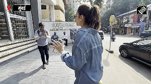 Rakulpreet spotted outside a salon