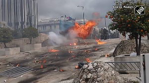 Chaos, violence in Athens Clashes erupt, protesters on rampage as agitation turns ugly