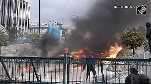 Violent protests erupt in Athens on rail crash anniversary