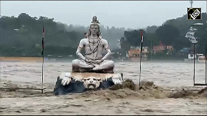 Watch: Rising Ganga touches Lord Shiva's feet at Rishikesh