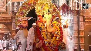 Lalbaugcha Raja immersion procession begins with pomp and devotion