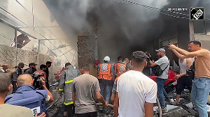 Israel's heavy strikes devastate Gaza, massive explosions reduce buildings to ashes on Eid al-Adha