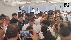 Rahul Gandhi meets Pahalgam terror attack victim's family in Kanpur