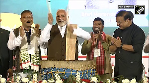 Watch: PM Modi beats traditional drum at 'Jhumoir Binandini' event in Assam