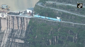 Breathtaking Aerial Views of Salal Dam on Chenab River