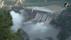 Breathtaking Aerial Views of Salal Dam on Chenab River