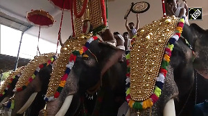 Thrissur Pooram festival begins at Vadakkumnathan temple in Thrissur