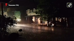 Heavy rain lashes Tamil Nadu's Thiruvarur city
