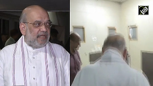 HM Amit Shah meets sole survivor of Air India crash