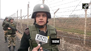 BSF troops brave harsh weather in RS Pura, Jammu