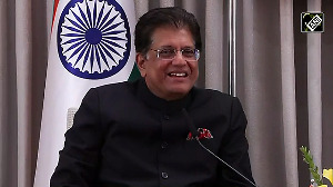 India s Trade Minister Piyush Goyal meets Israel s President Isaac Herzog at the President House