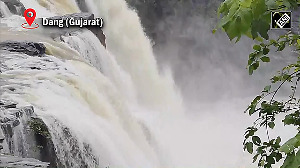 Gira waterfall turns majestic following incessant rain in Gujarat's Dang