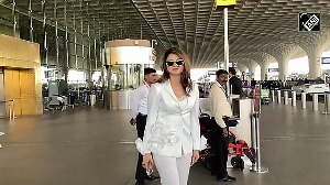 Urvashi Rautela spotted promoting 'Daku Maharaj' at the airport