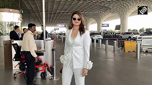 Urvashi Rautela spotted promoting 'Daku Maharaj' at the airport