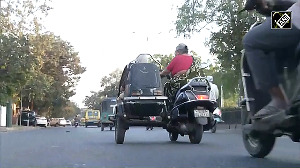 Jai-Veeru sister duo rides through Ahmedabad, inspiring all with unstoppable spirit