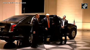 Watch: Trump's grand entry into Qatar's Lusail Palace