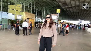 Rashmika rocks her airport look