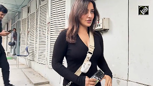 Neha Sharma stuns in black mini dress