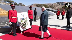 PM Modi attends wreath laying ceremony at Heroes Acre in Namibia