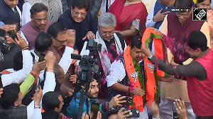 BJP's New Working President Nitin Nabin Arrives at Party HQ