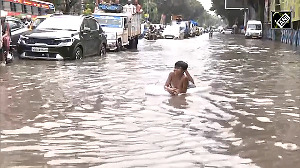 Kolkata Rains: Kids Turn Waterlogged Road Into a Playground