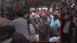 Rahul Gandhi's car hits Police Constable during 'Voter Adhikar Yatra' in Bihar