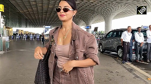 Jacqueline spotted in casual outfit at the airport
