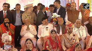 CM Mohan Yadav's Son Marries in Mass Wedding