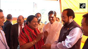 Rekha Gupta arrives at Ramlila Maidan for swearing-in ceremony