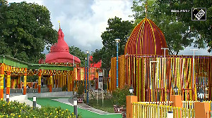 WATCH: PM Modi offers prayers at Mata Tripura Sundari Temple