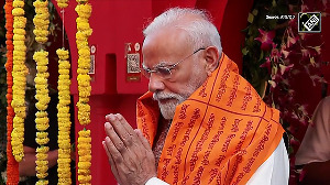 WATCH: PM Modi offers prayers at Mata Tripura Sundari Temple