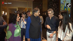 Aamir Khan attends screening of 'Sitaare Zameen Par' with Shashi Tharoor