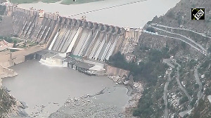 India opens one gate of Salal dam built on Chenab River, latest visuals