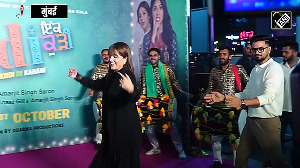 Hina Khan attends the screening of 'Ikk Kudi'