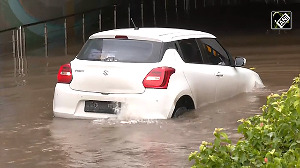 Heavy rain causes severe waterlogging in Gandhinagar