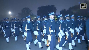 Rehearsal of Republic Day Parade in full swing at Kartavya Path in Delhi, rehearsal continues amidst dense fog