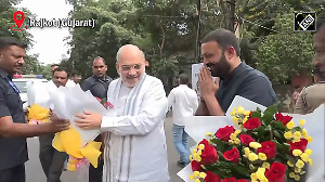 Home Minister Amit Shah unveils statues of Vallabhbhai Patel & Vitthalbhai Radadiya in Rajkot
