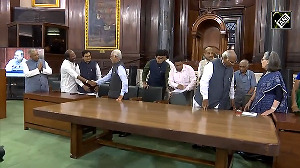 VP nominee B Sudershan Reddy participates in crucial INDIA bloc meeting for first time in Parliament