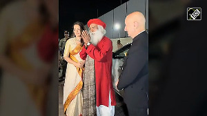 Sadhguru attends film 'Emergency' screening in Mumbai