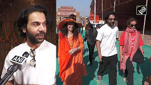 Actor Rajkumar Rao reached Prayagraj with wife Patralekha, will take holy dip in Maha Kumbh