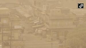 Surreal Visuals! Powerful desert storm hits Jaisalmer